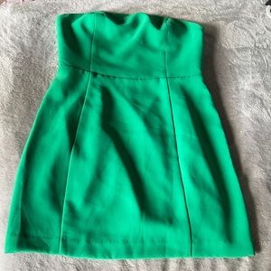Amanda Uprichard Mandy Dress in green.